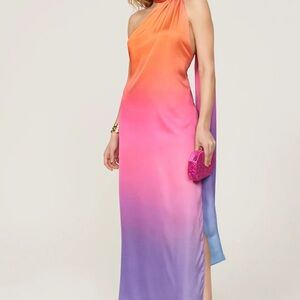 NWT Baobao Ombre One-Shoulder Dress (not same colors as model, same style)
